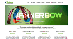 Desktop Screenshot of cedecor.se
