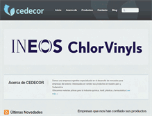 Tablet Screenshot of cedecor.com.ar